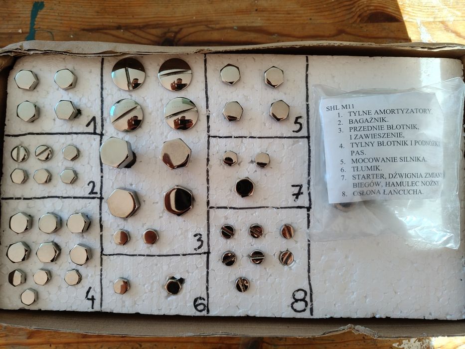 Zestaw śrub SHL M11