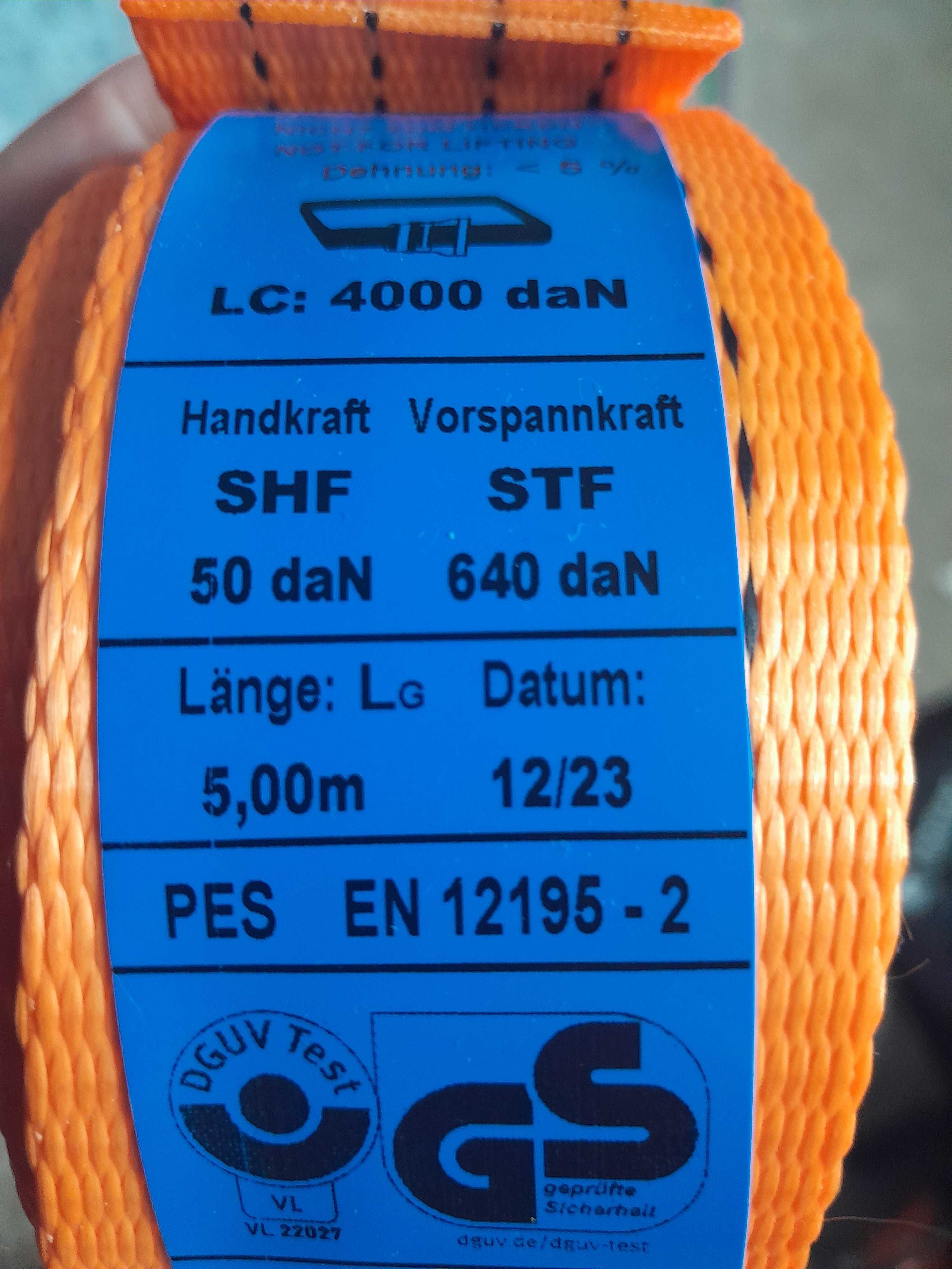 Pas napinąjacy ściągający 50mm na 5m