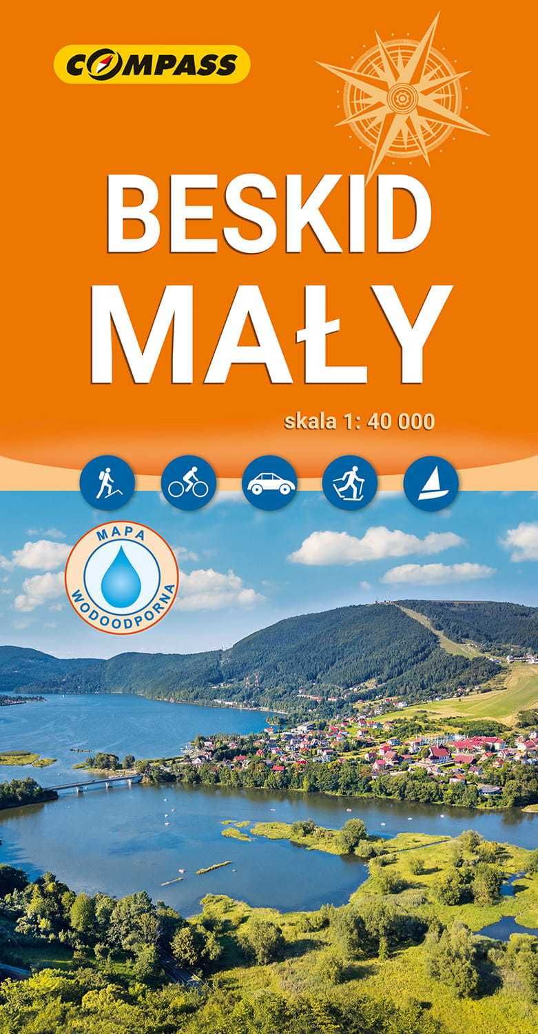 Mapa BESKID MAŁY 1:40 000 laminowana