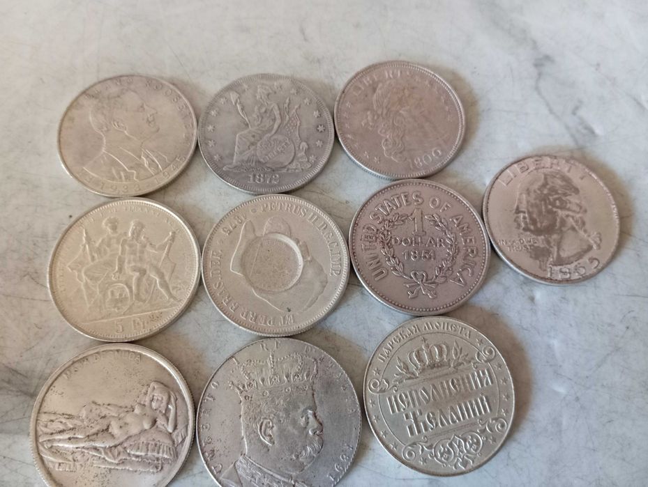 porządki domowe stare monety