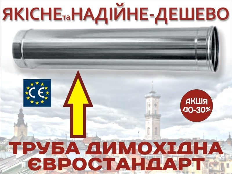 Димохід рукав гільзування комину труба сендвіч монтаж котел піч овал