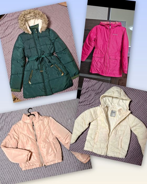 Зимові та демісезонні куртки та парка на дівчінку 146 см
