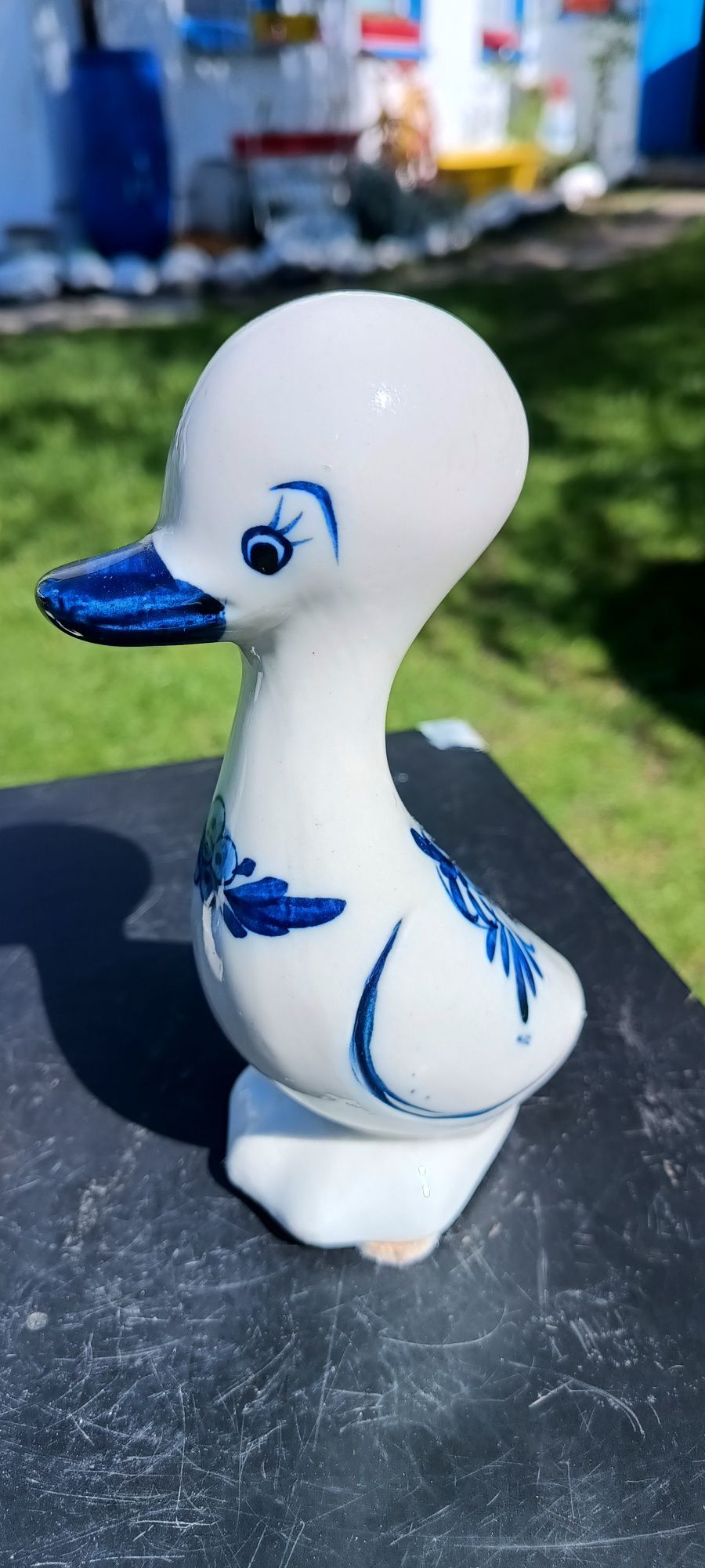 Dwie kaczuszki porcelanowe