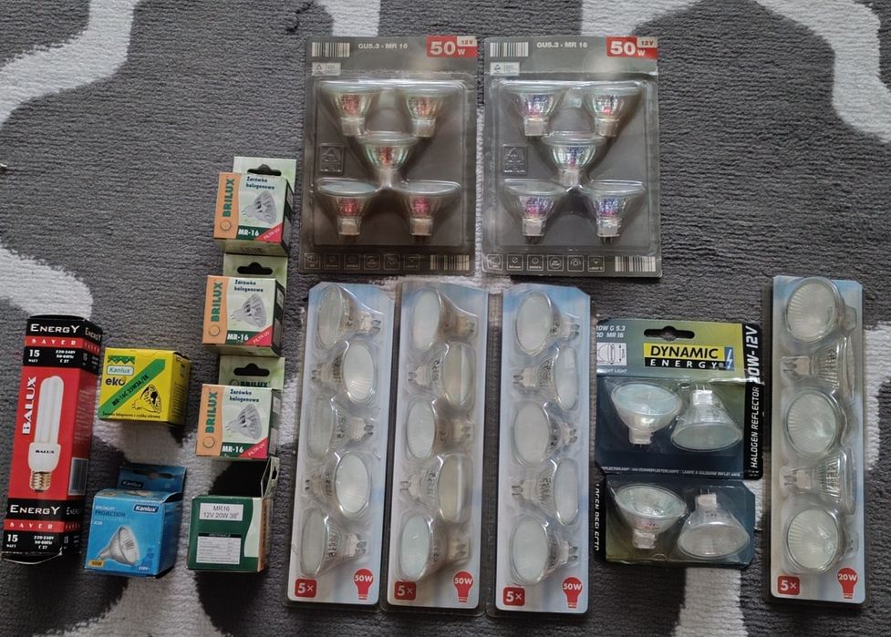 Żarówki halogenowe oczka (80% z Niemiec)