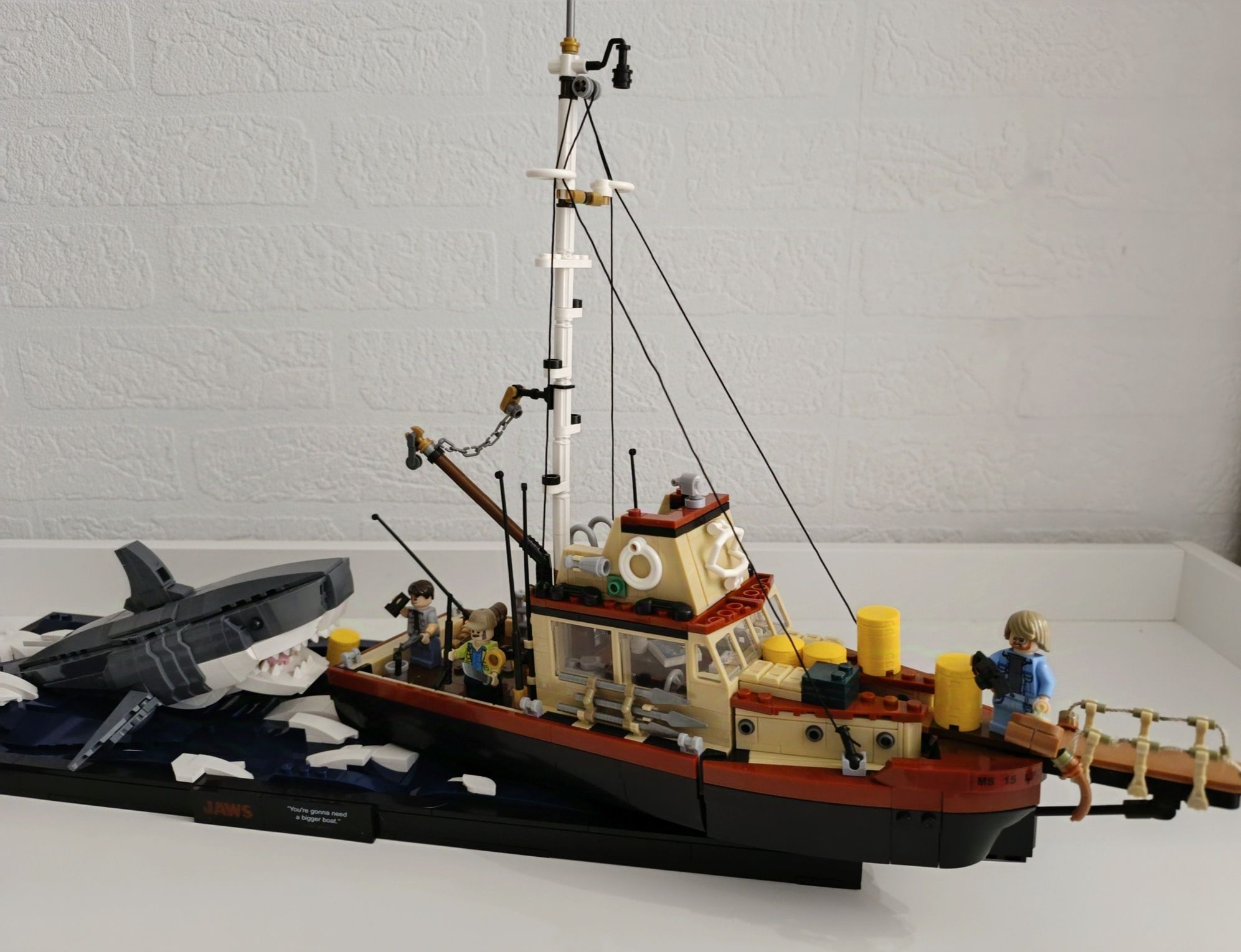 zestaw klocków LEPIN Szczęki JAWS  21350 IDEAS
