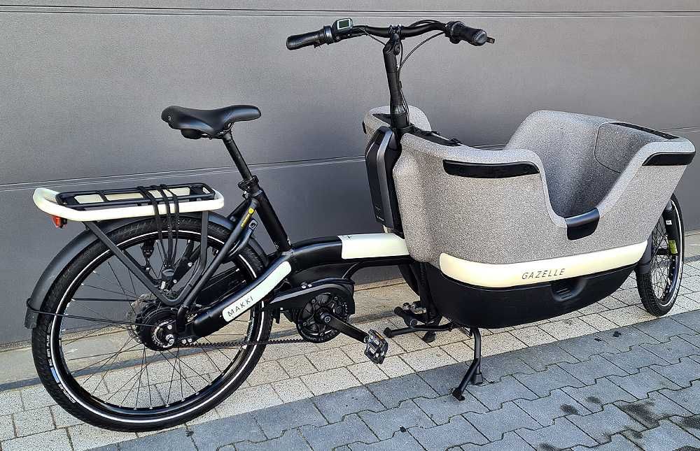 GAZELLE MAKKI Connect rower elektryczny CARGO Bosch Performance 500wh