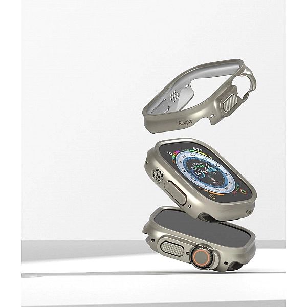 Etui Ringke Slim 2-pack do Apple Watch Ultra (49 mm) Clear & Titanium