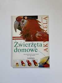 Książka malarska o malowaniu zwierząt akwarelą