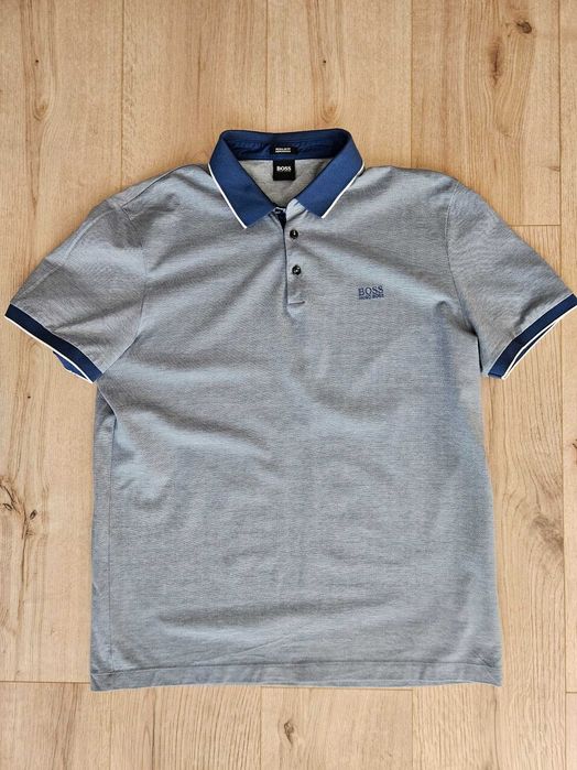 HUGO BOSS koszulka polo XL bawełna merceryzowana
