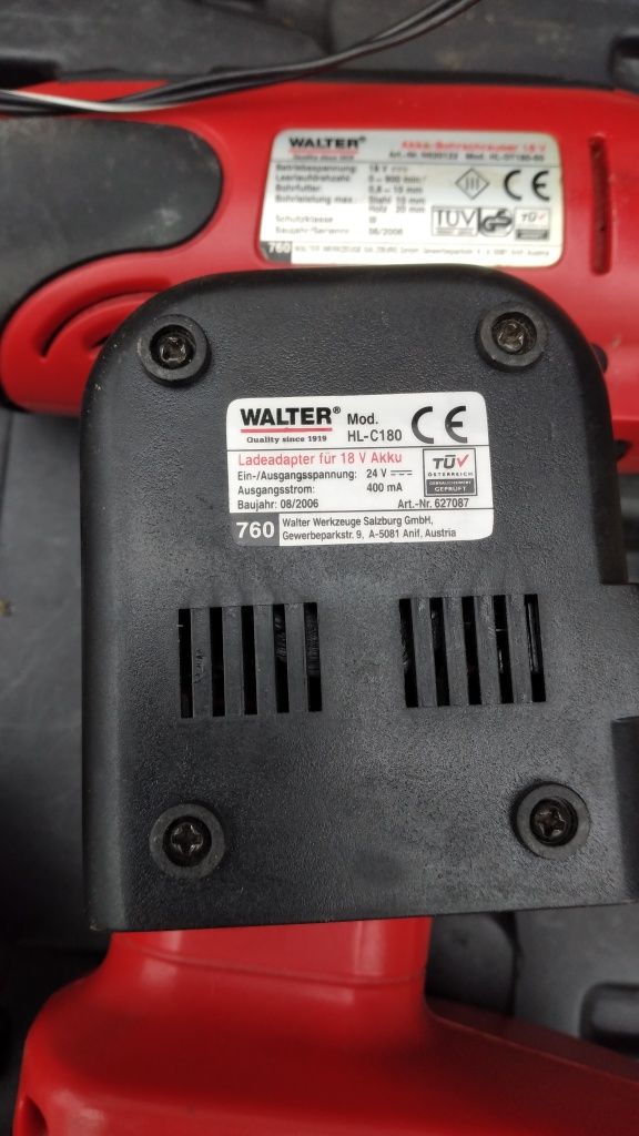 Шуроповерт WALTER з Німеччини