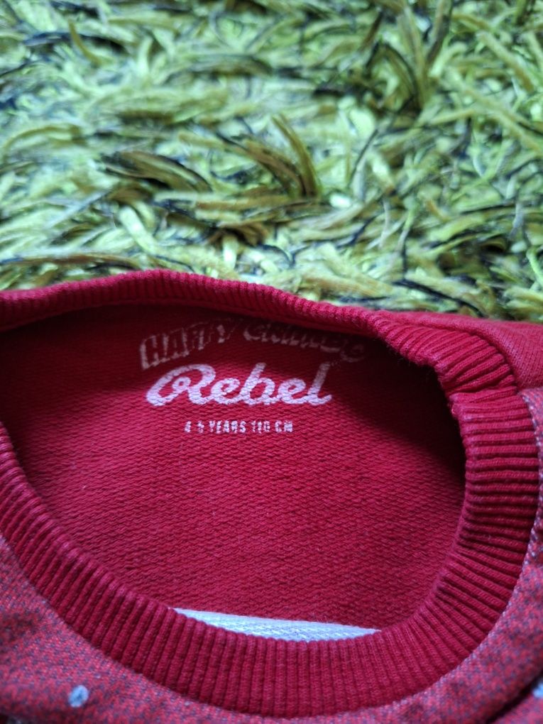 Bluza świąteczna Rudolf 110 rozmiar
