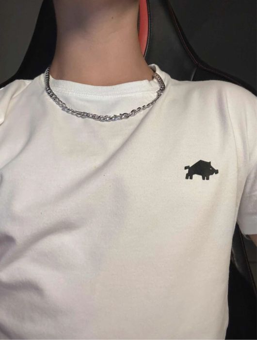 Srebrny lancuszek na szyje