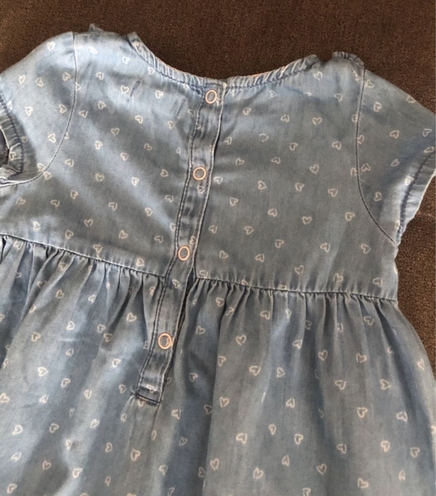 Sukienka a'la jeans serduszka InExtenso 80