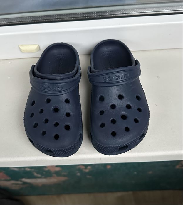 Оригінальні дитячі Crocs крокси тапочки 28-29 розмір 19 см