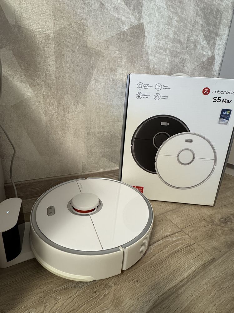 Робот пилосмок Xiaomi Roborock S5 Max White б/у