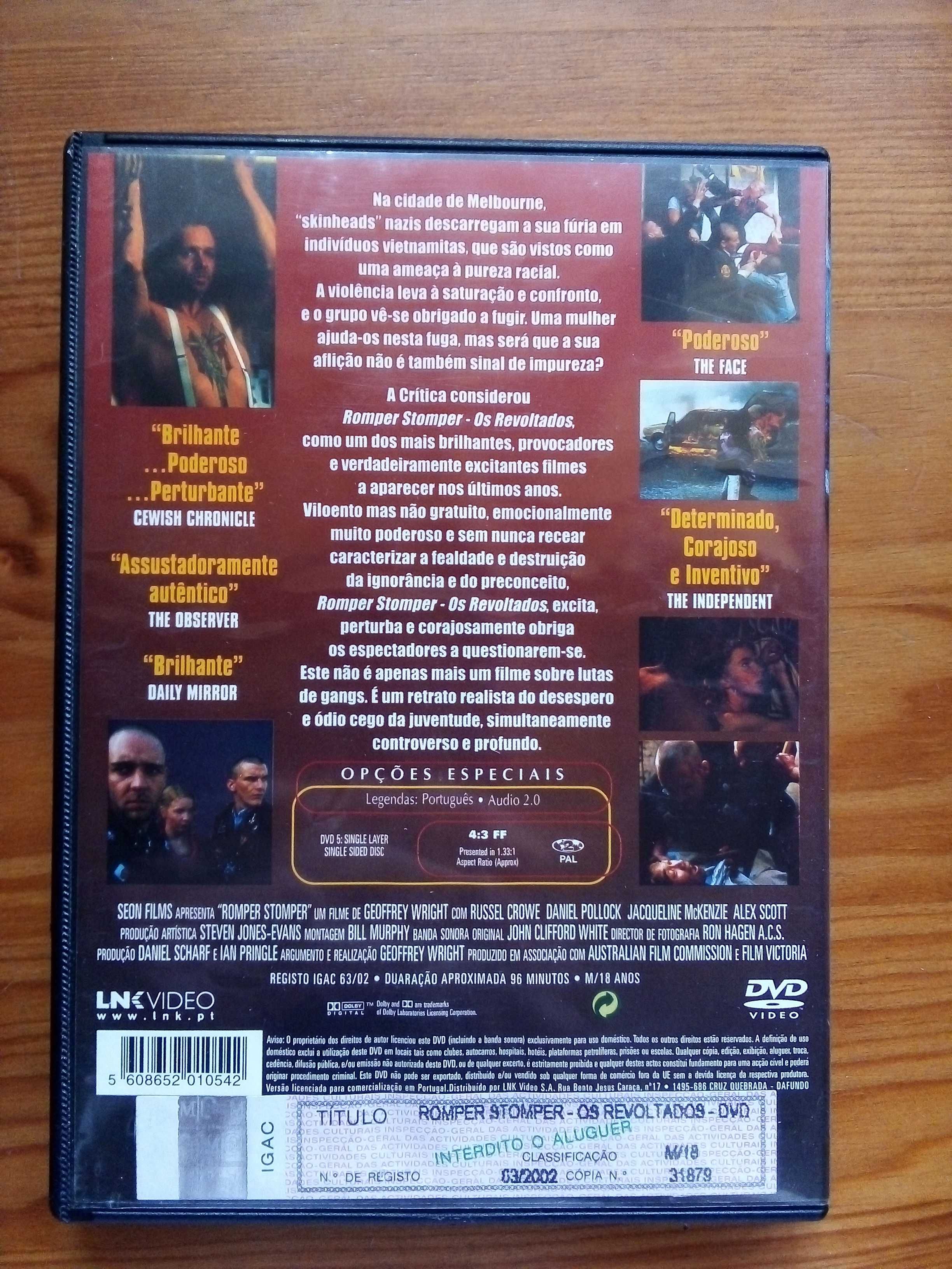Romper Stomper "Os Revoltados" - Geoffrey Wright, Russell Crowe