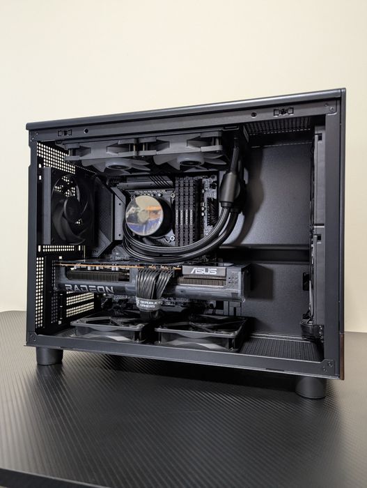 Ігровий комп'ютер RX 9070 XT 16GB | I5 12600K | DDR4 32GB | Full Black