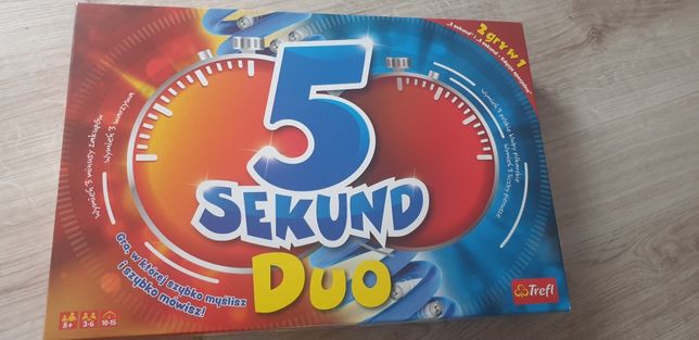 Gra planszowa 5 sekund Trefl edycja specjalna Duo Nowa