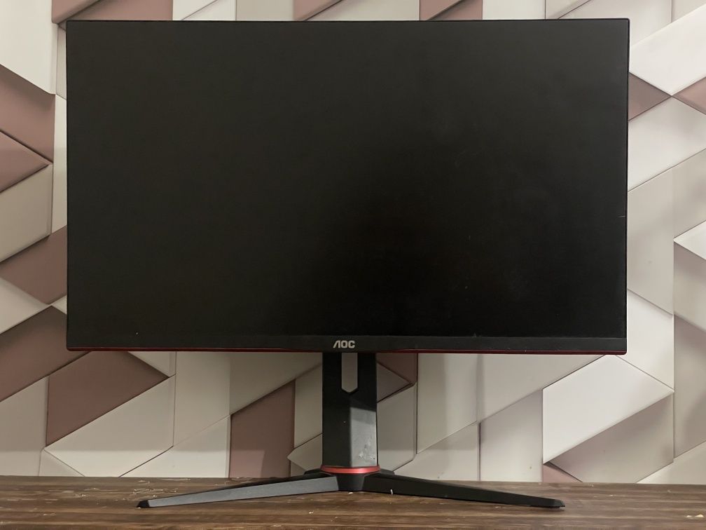 Монитор AOC 27'' 27G2U5/BK, IPS, 1920x1080, 2xHDMI/DPort/VGA, 1мс, 75г