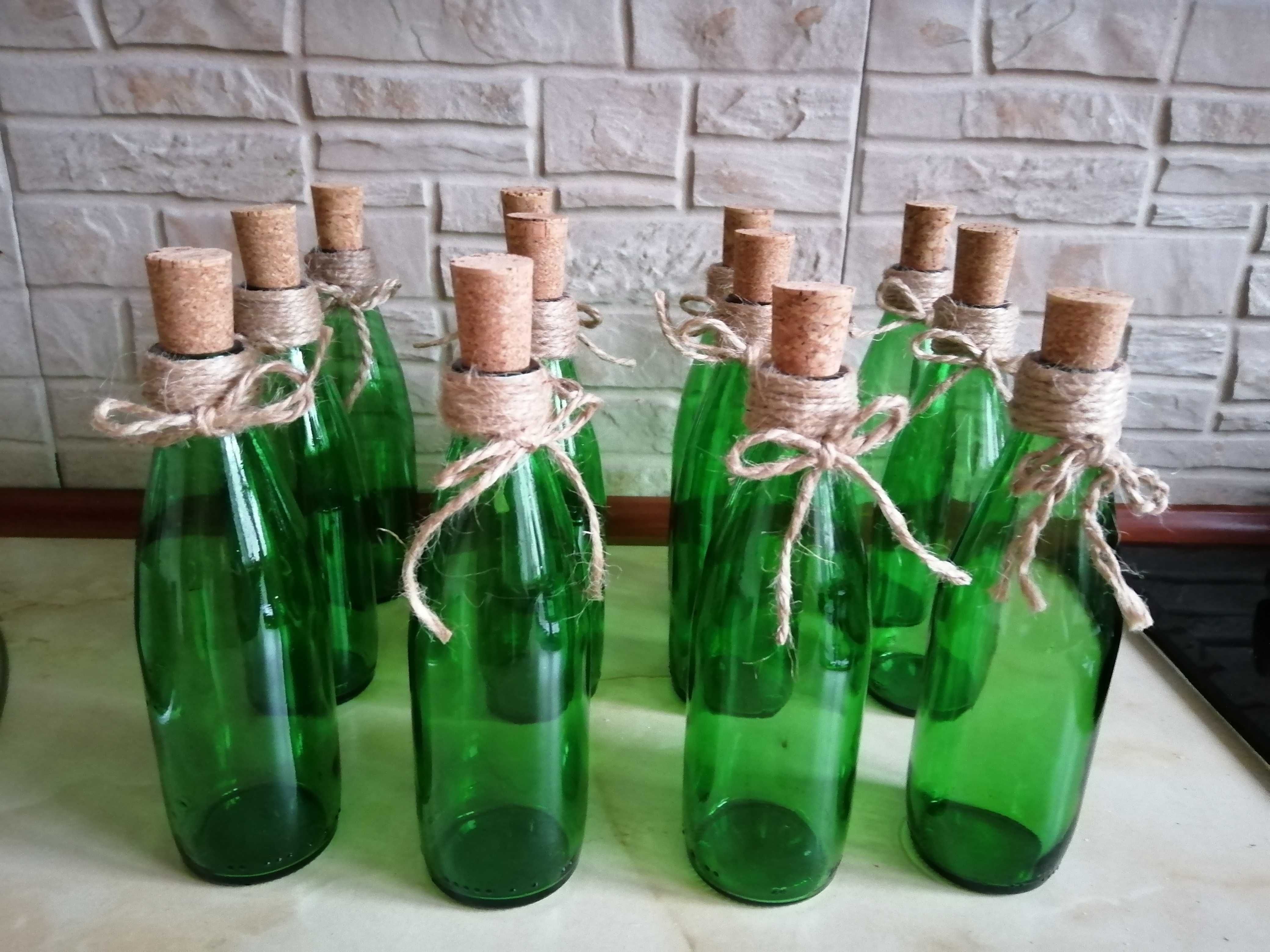 Butelki szklane 250 ml 15 sztuk