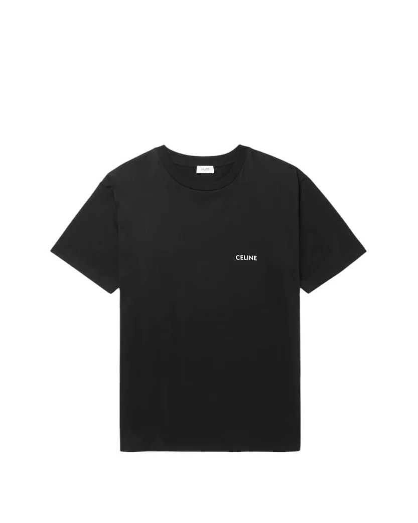 Футболка Logo Print Cotton-Jersey T-Shirt Black