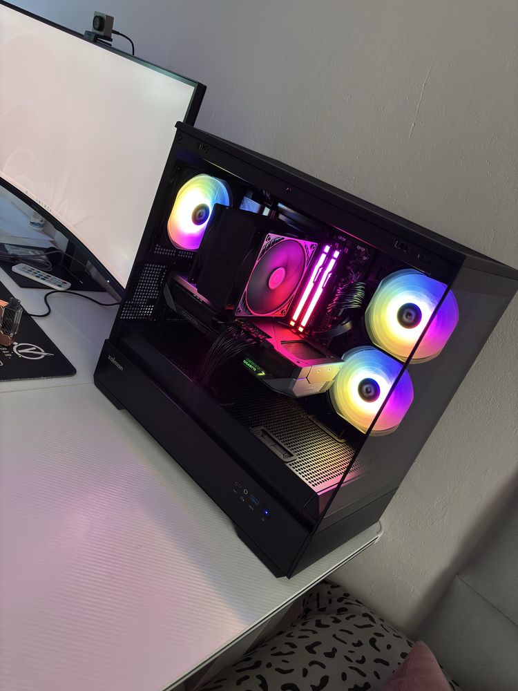 Komputer rx9070xt r5 7500f AM5 DDR5 32gb OC 2TB WIFI BT