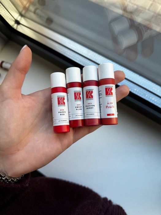 Сертифіковані пігменти на перманент SWISH COLOR,для навчань на латексі