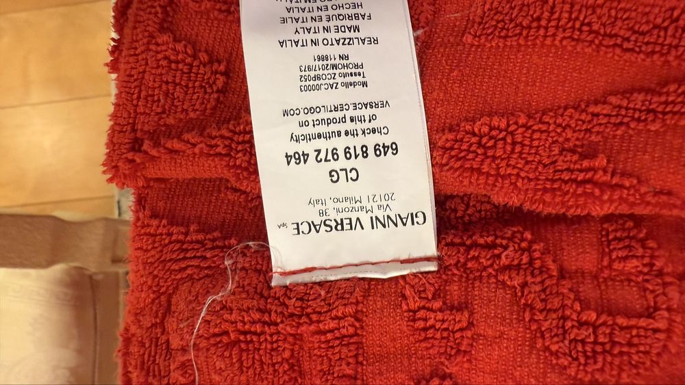 Roupão Versace Original XL – Luxo, bom estado