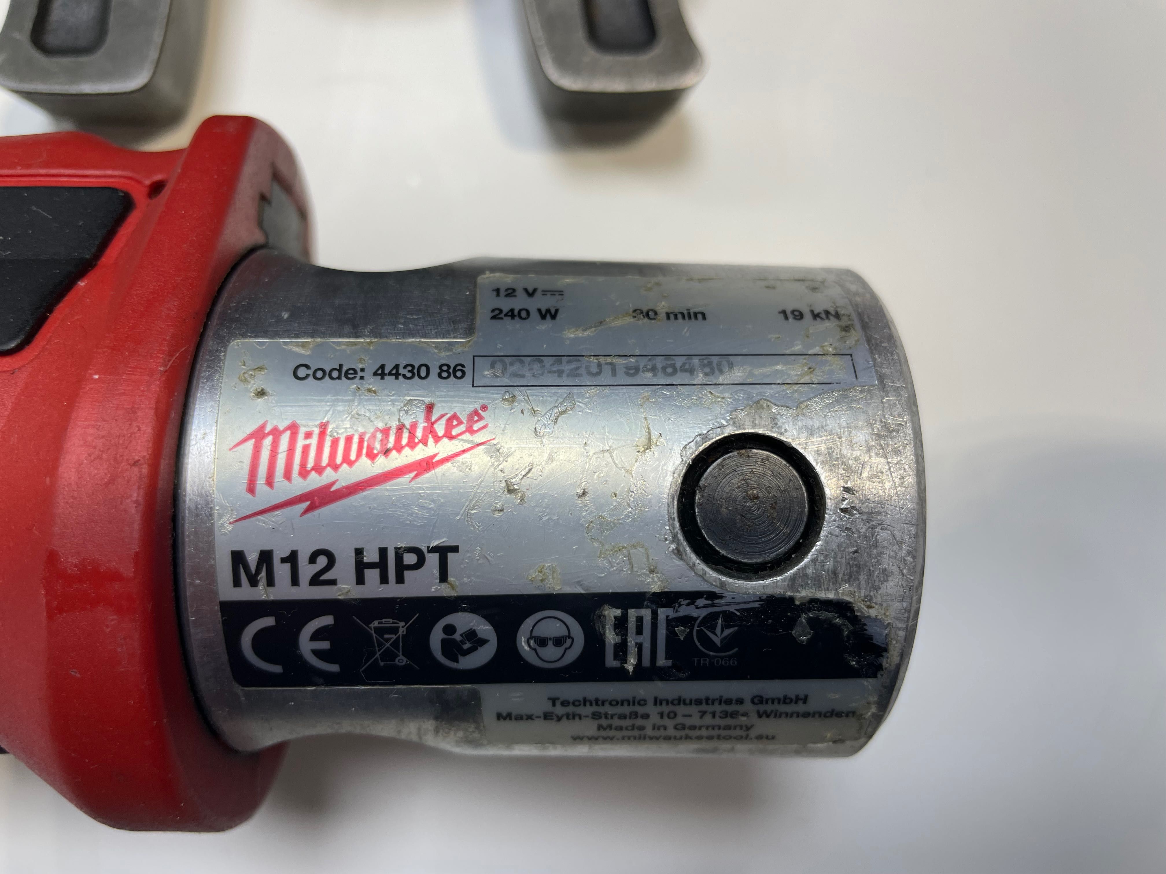 Milwaukee M12 HPT/Акумуляторний прес мілвоке(комплект)