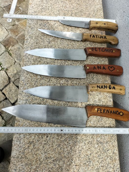 Vendo facas de cozinha artesenais