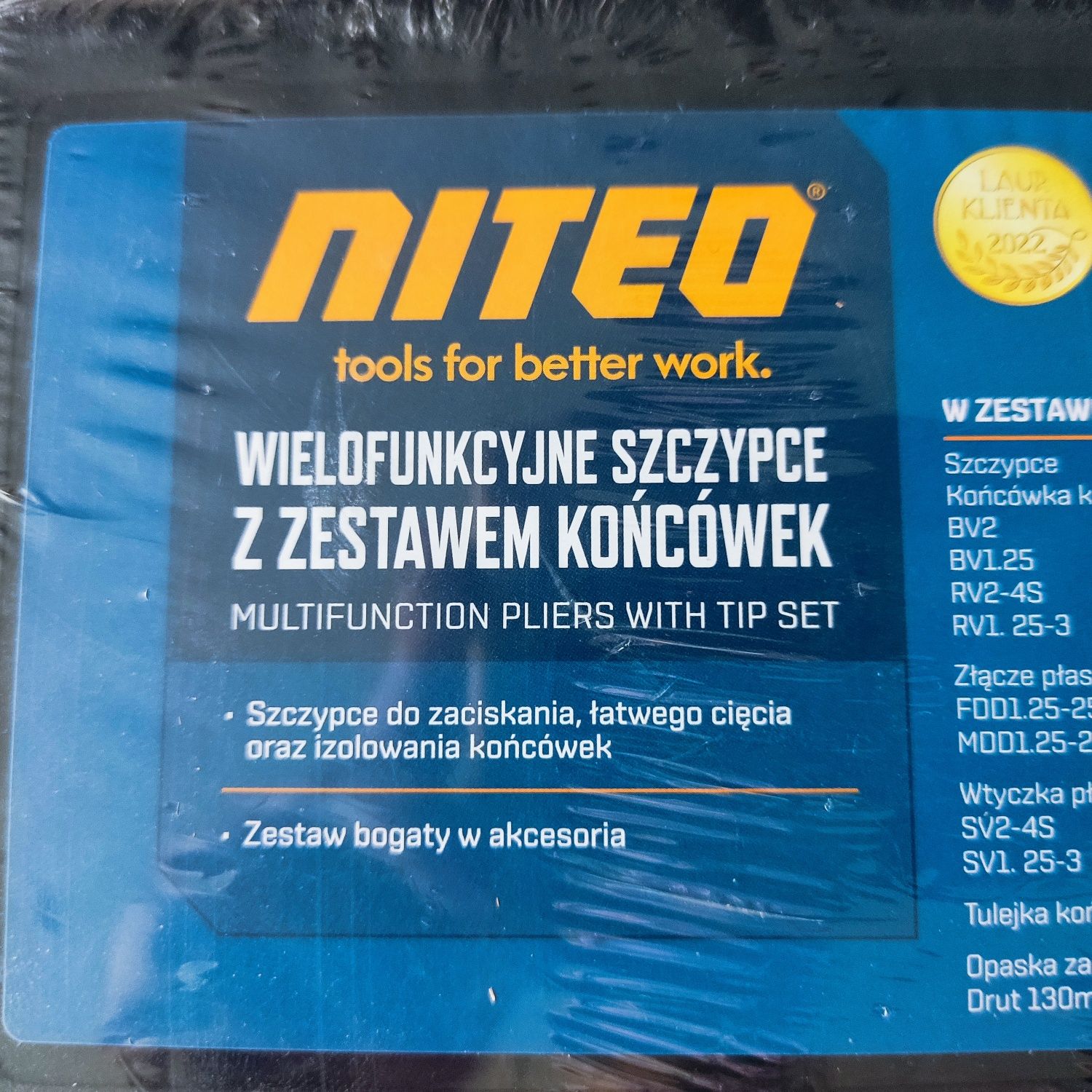 Nowe wielofunkcyjne szczypce z zestawem końcówek 231 el.