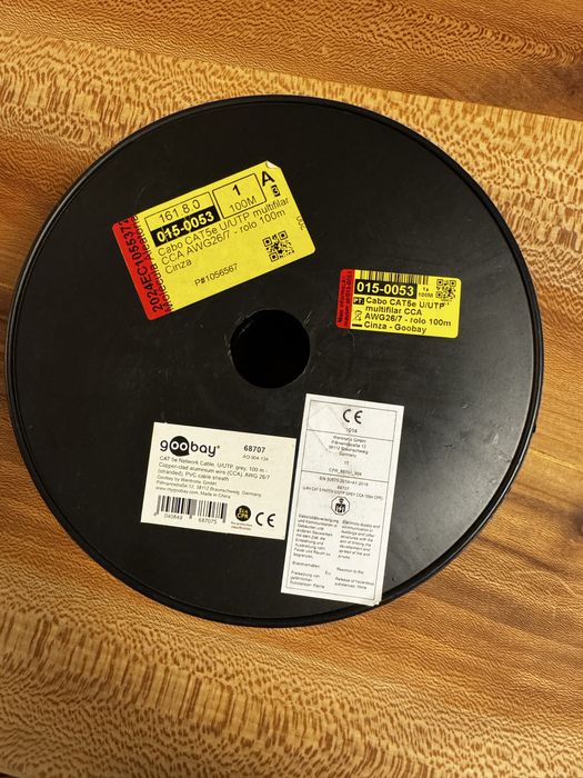 goobay 57196 Network Cable U/UTP Cat.5 RJ45 100 m