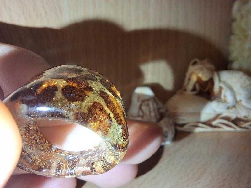 Шикарний перстень муранське скло муранское стекло