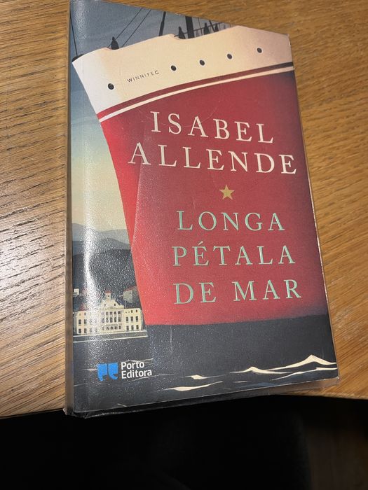Livro longa petala de mar, Isabel Allende