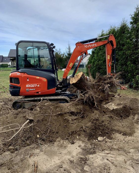 WYNAJEM - 3dni - Minikoparka 4t - Kubota - Prace Ziemne - Śląsk