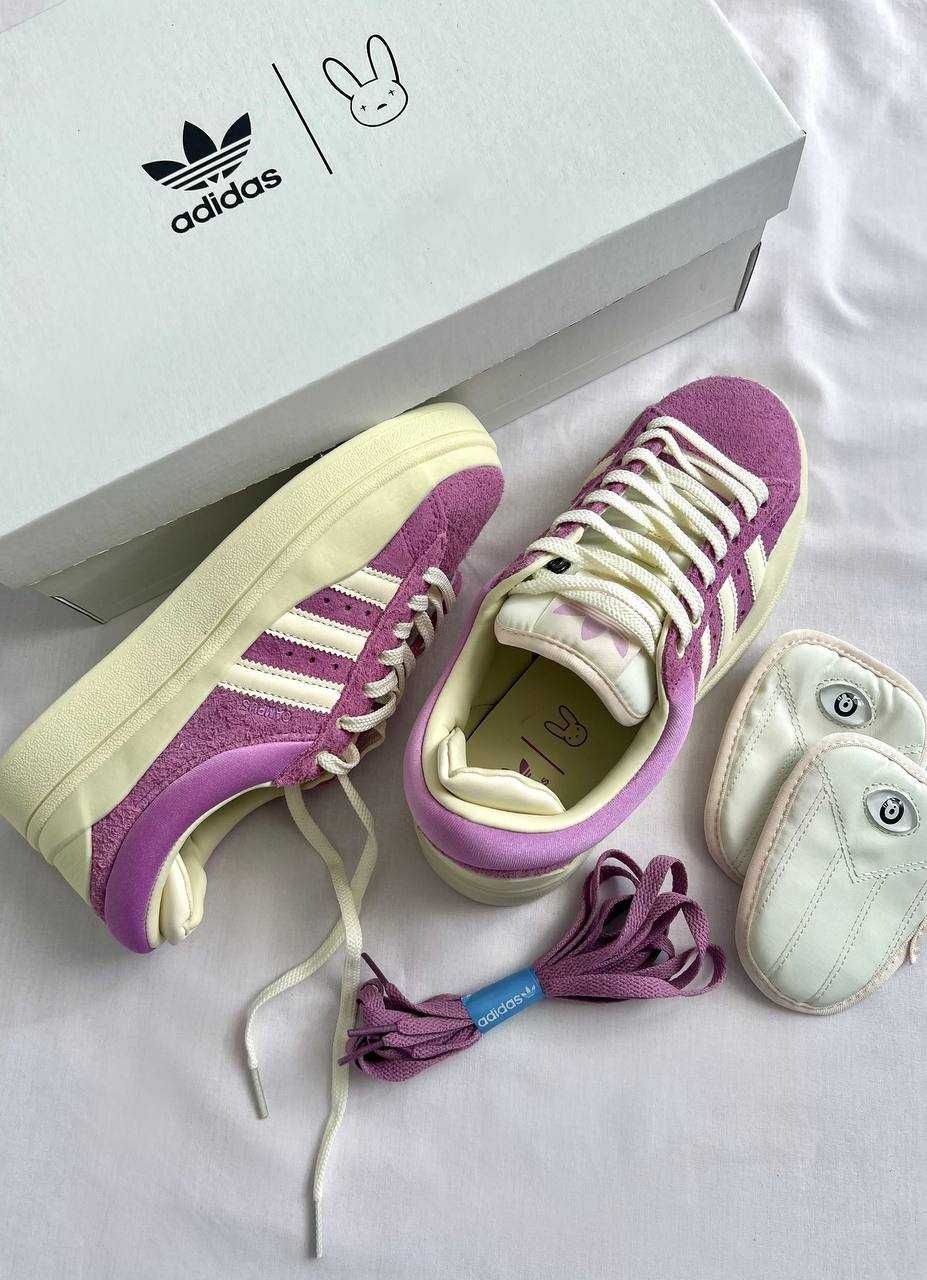 Кроссовки Adidas Campus Low x Bad Bunny Purple Cream