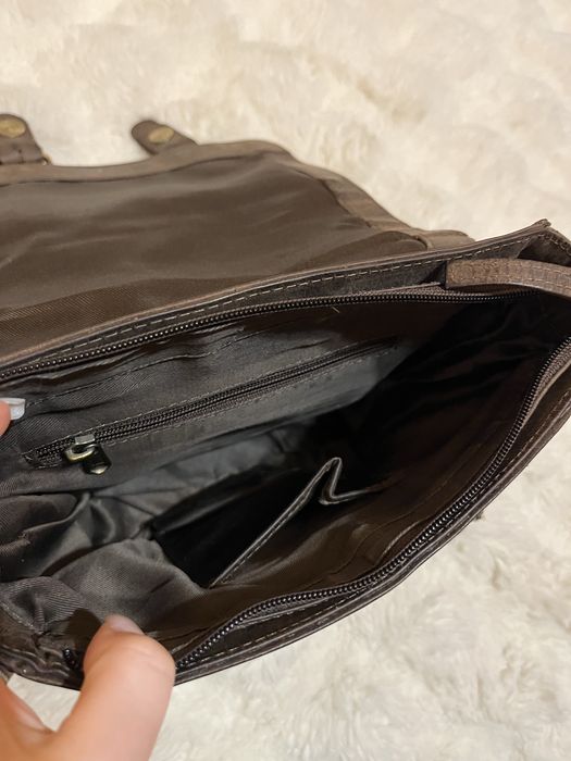 Torba męska Betlewski HUNTER, listonoszka, brązowa