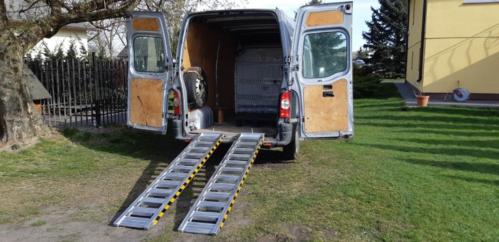 Najazdy aluminiowe 2.5m Rampa Najazdy dla koparki Udźwig 2T