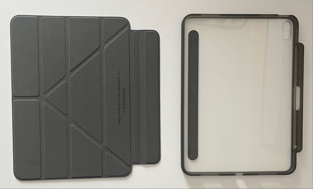 Etui RhinoShield iPad Air 4/5/6 M2/M3 10.9–11 cali szare