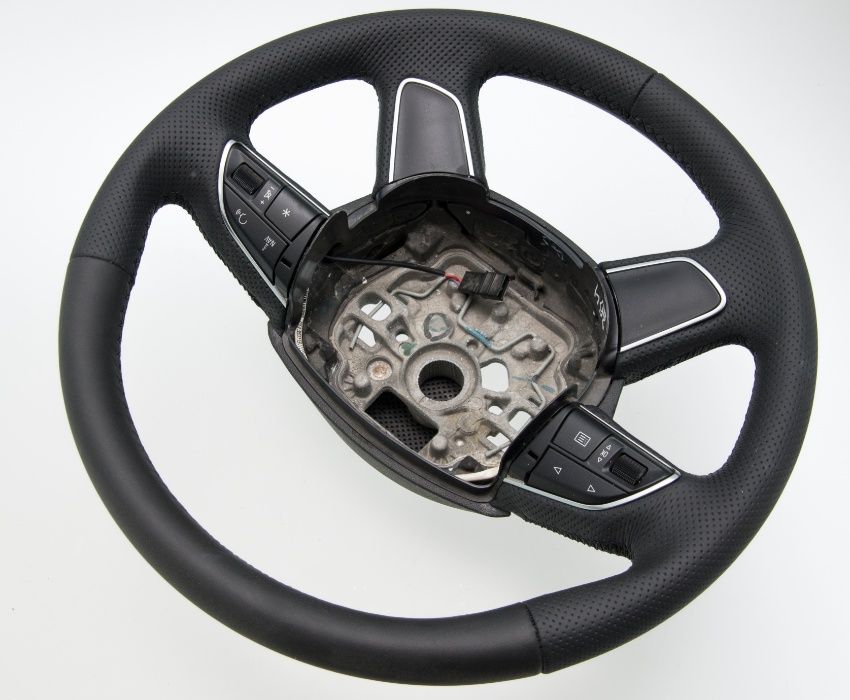 Kierownica Audi A4 B8 lift od 2012-OBSZYTA NOWĄ SKÓRĄ - PFIcarStyling