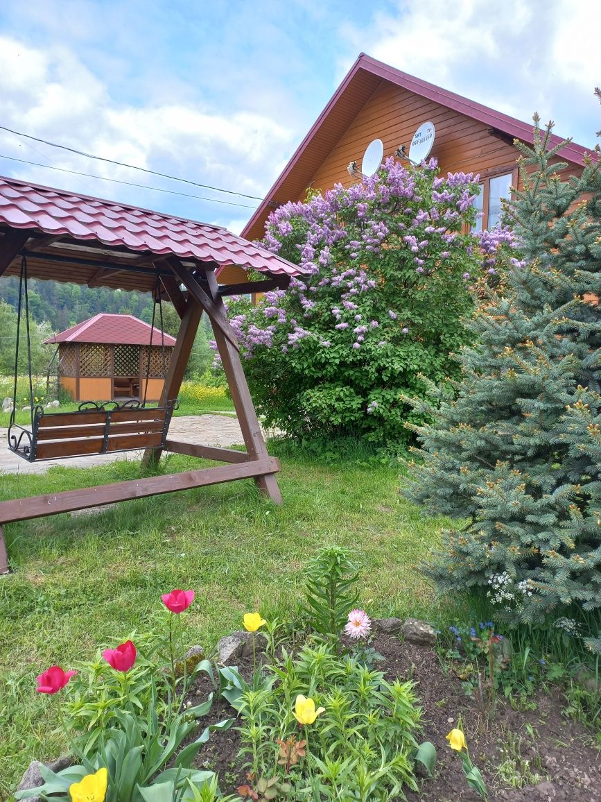 Відпочинок в Карпатах котедж "Крайка" с.Микуличин .біля річки