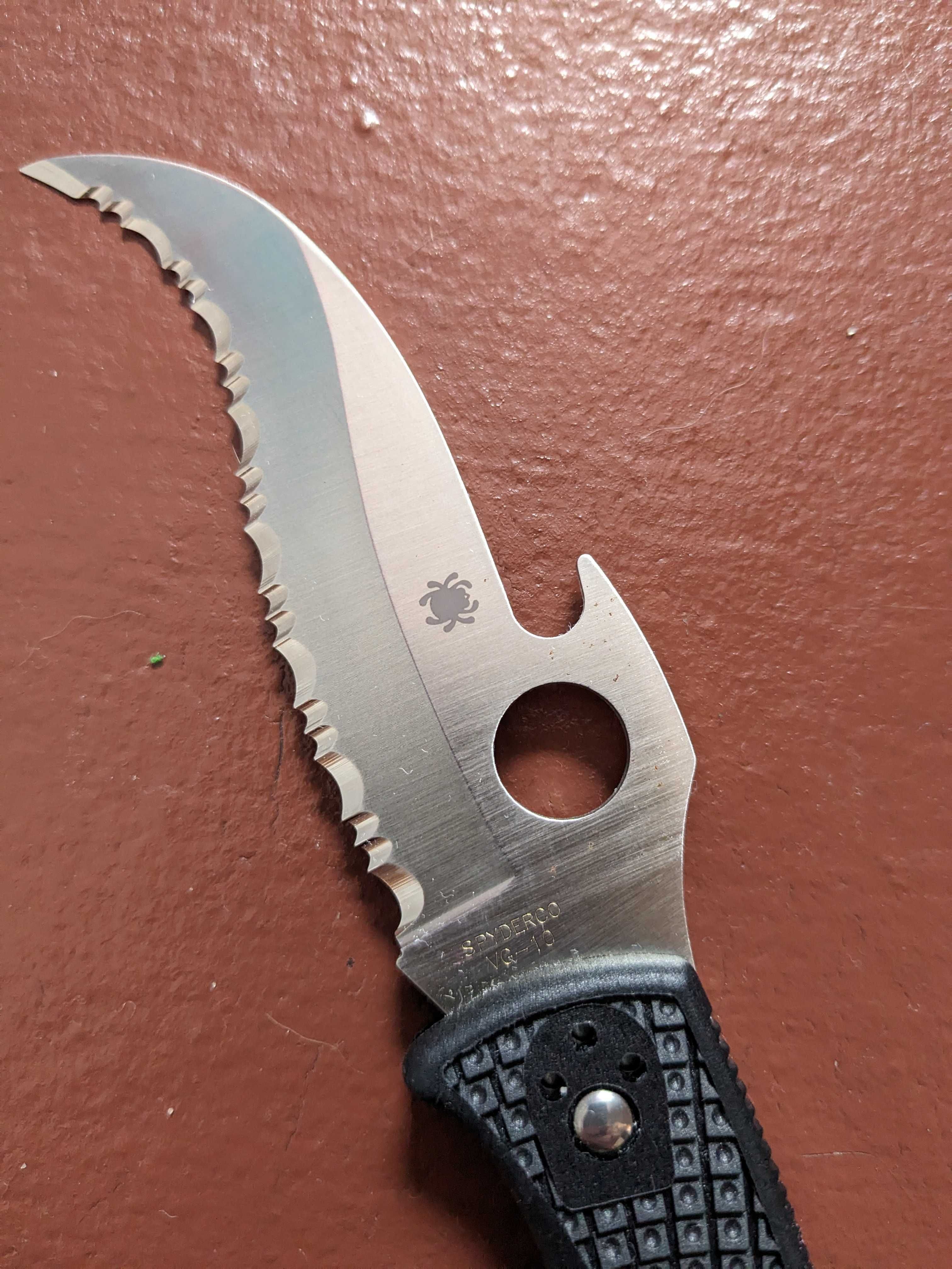 Nóż składany Spyderco Matriarch 2 FRN Black Emerson Opener (C12SBK2W)