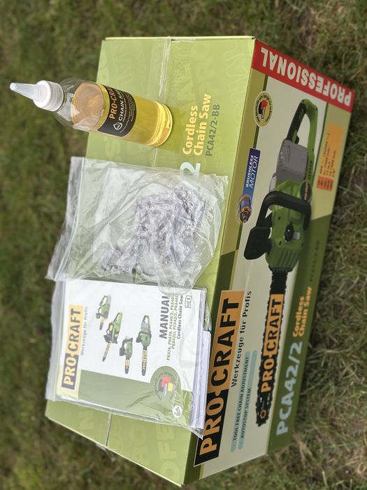 Акумуляторна ланцюгова пила PROCRAFT PCA42/2 (без акб)