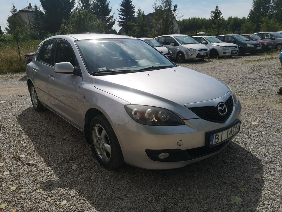 Mazda 3 1.6 diesel na alu HAK Tanie Auta SCS Białystok Fasty Szosa