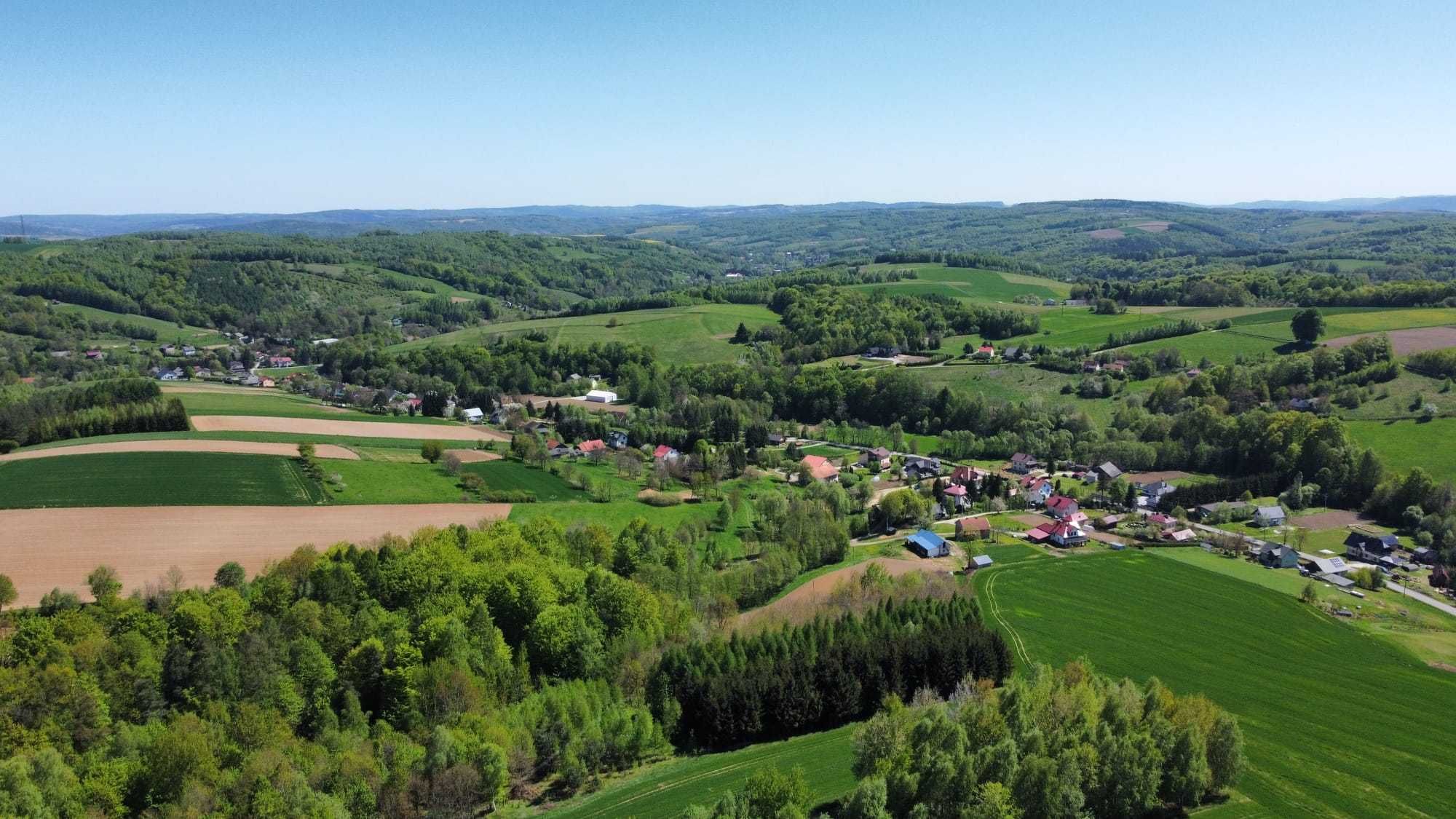 Widokowa działka budowlana - Pstrągowa, 3757m2