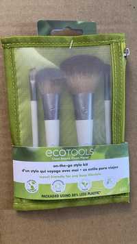 Кисти для макияжа Ecotools, трэвел набор, в косметичке.