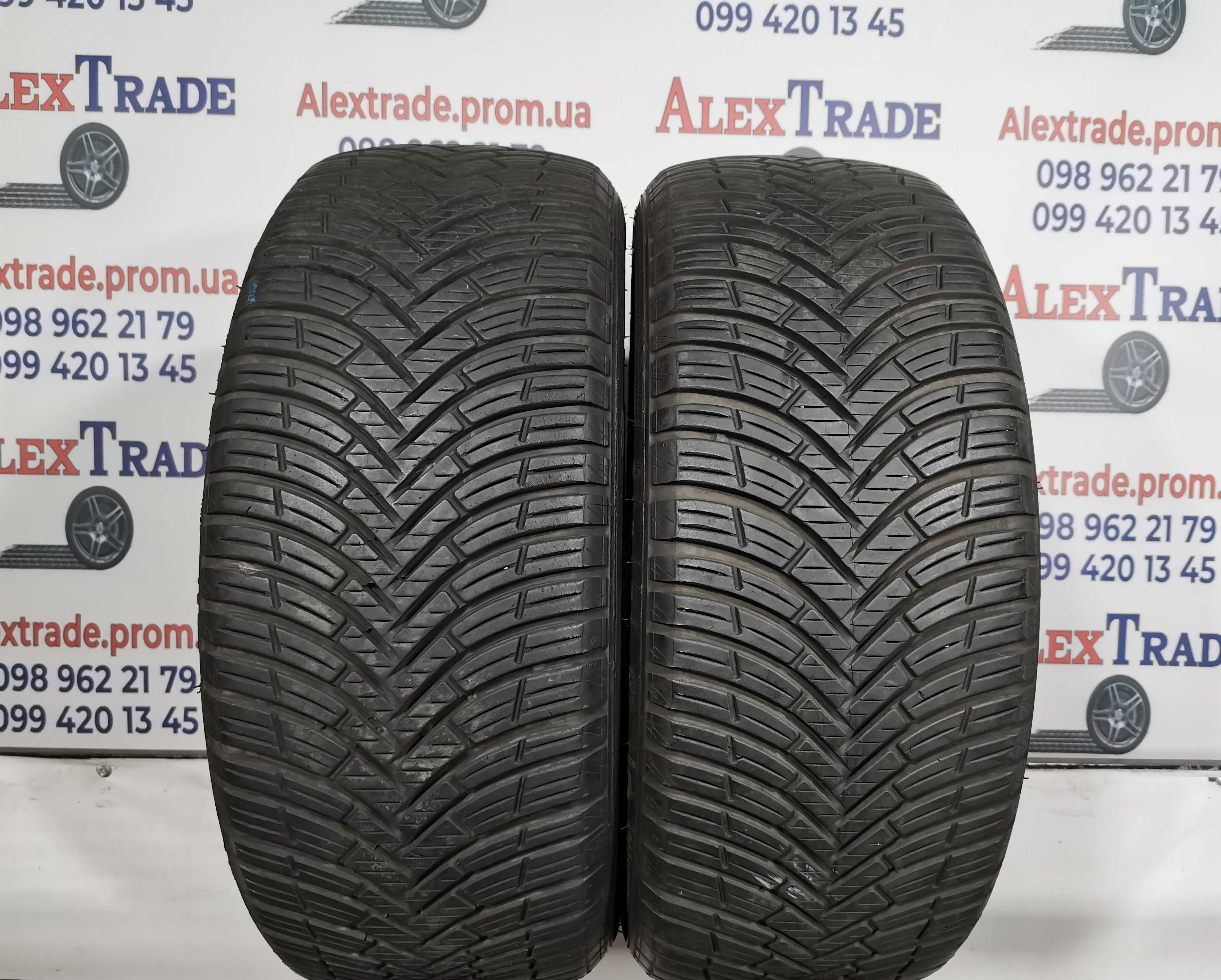 2 шт. 205/45 R17 Kleber Quadraxer 2 шини б/у, 6,5 мм