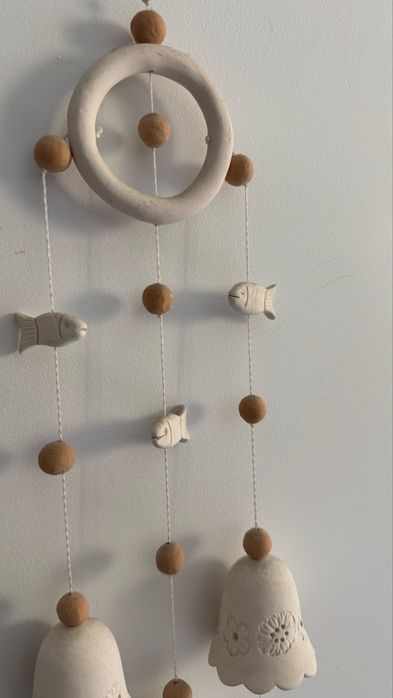 Дзвіночки з глини. Музика вітру. Декор. Дзвіночки на двері