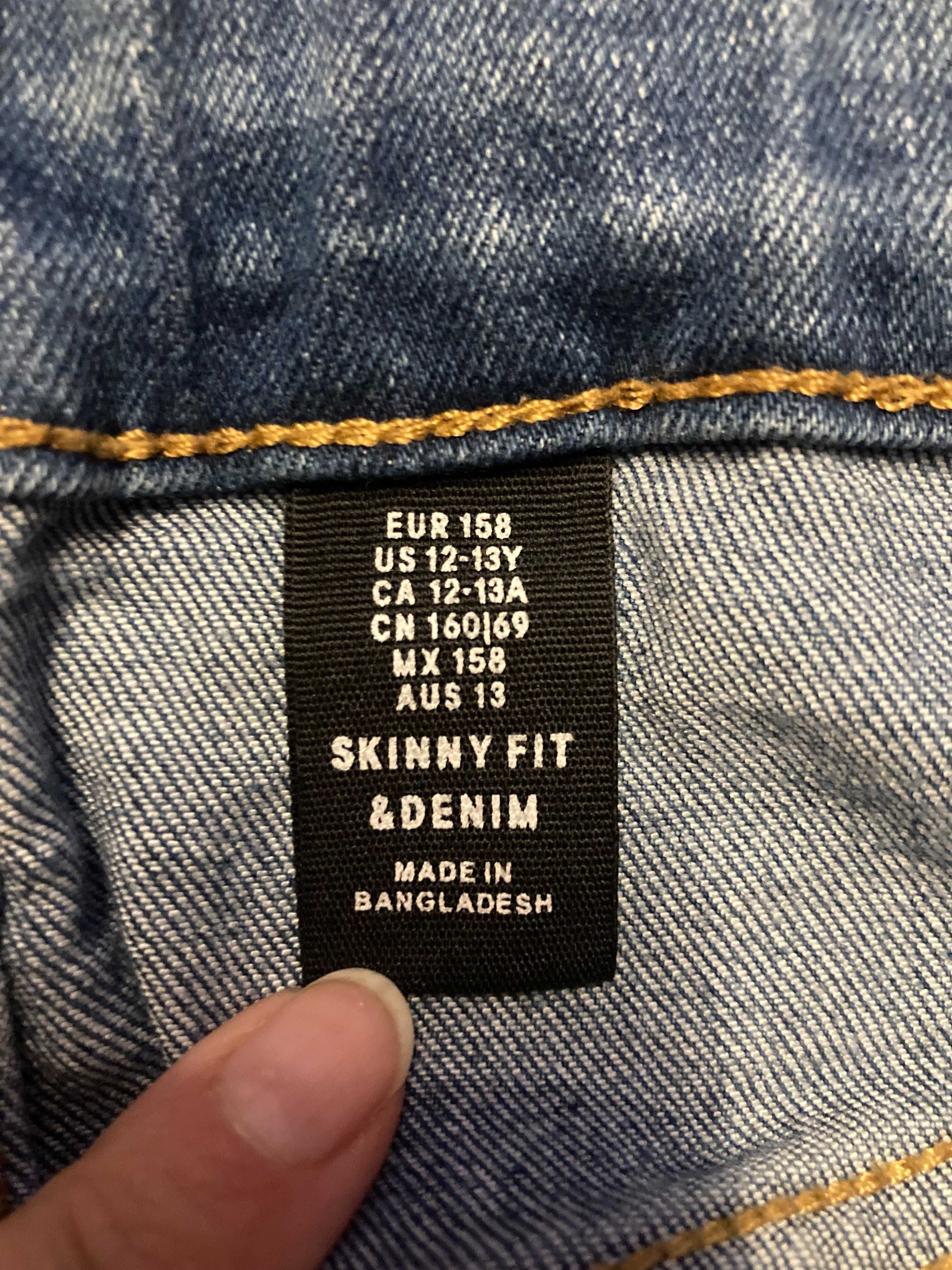 spodnie jeansowe 158 stan idealny . 100 pln za 3 pary