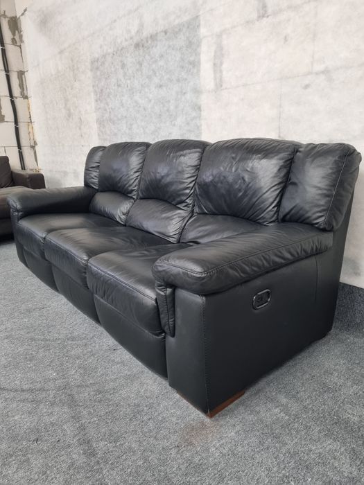 Шкіряний диван 3ка Реклайнер RELAX Шкіряні меблі з Європи